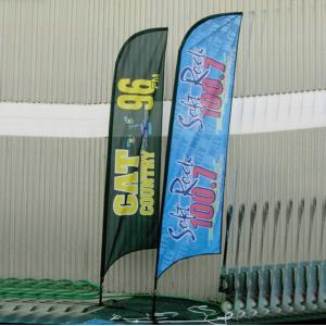 Advertising Feather Flags , outdoor Flying banners for Tradeshow