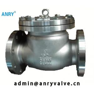 China Water Pressure Seal Check Valve SS304 SS316 CF8 CF8M Body Stellite Overlay Disc Swing Check Valve supplier