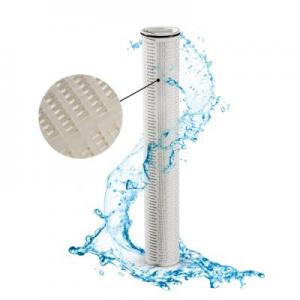 China HEPA High Flow Pleated Filter Cartridge Dust Collector 5 micron supplier