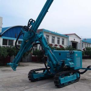 DTH Drilling Rock Machine , Hydraulic Crawler Drill Rig High Air Pressure