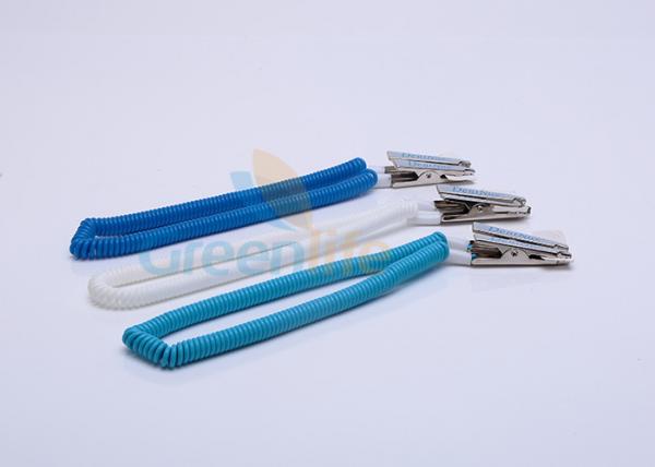 Plastic EVA Coil Tool Lanyard Dental Stretchy Coiled Cord 2*8*300MM With