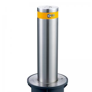 China 304 Stainless Steel Telescopic Bollards 110KG Hydraulic Retractable Bollards H 1.1m supplier