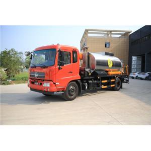 6000L Road Construction Paver Machine / Flat Head 4×2 Rear Drive Asphalt Sprayer Equipment