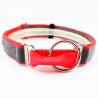 C503 Wholesale Adjustable Custom Print LOGO Reflective Tape Pet Dog Collar
