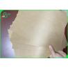 China 100% Virgin 70g 120g Unbleached Brown Kraft Paper Roll For Shopping Bag wholesale