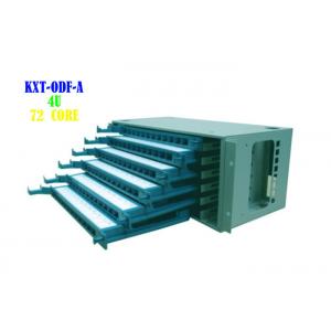 China Rj45 Ethernet Cable Patch Panel Rack Wall Mount 4U 72 Core 9.8kg Weight supplier