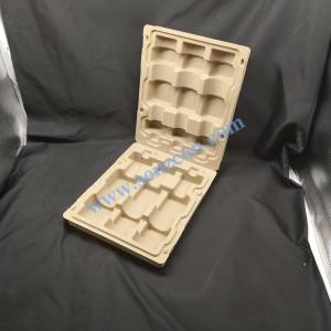 China Bases moldeadas de celulosa personalizadas para productos químicos y domésticos diarios, conjunto completo de embalajes compuestos prensados en seco con logotipo en relieve. Es biodegradable y reciclable. wholesale