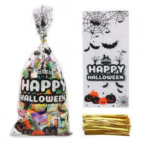 China PP LDPE Customer Printing 150 Pieces Halloween Cellophane Bags supplier