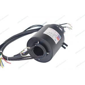 China Servo Motors Signal Slip Ring 300rpm With Through Hole Electrical Power Collector supplier