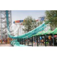 China Aqua Loop Huge Fiberglass Water Slides For Adult , Fixed Type Slide for Outdoor Water Park on sale