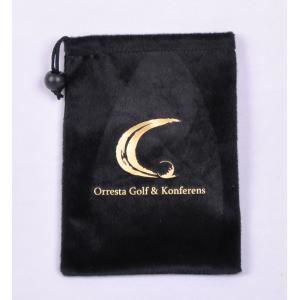 BSCI Drawstring Velvet Bags , Recyclable Flannel Velvet Favour Bags For Jewelry
