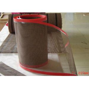 High Temperature Resistant Open Fiberglass PTFE Mesh Edge Reinforced Non Sticky