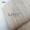 China Stiff Woven Fusible Interlining Fabric Elastic With White Color wholesale
