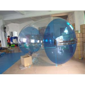 China Blue Transparent Inflatable Water Roller Balls for Kids Inflatable Pool supplier