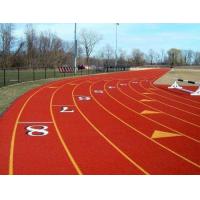 China IAAF Approved Spray Coat 400 Meters MDI PU Rubber Running Track Field Construction on sale