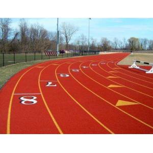 IAAF Approved Spray Coat 400 Meters MDI PU Rubber Running Track Field Construction
