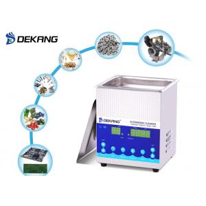 2.0L 28 / 40KHz Ultrasonic Cleaning Machine Die Casting Stainless Steel For Syringe Needle