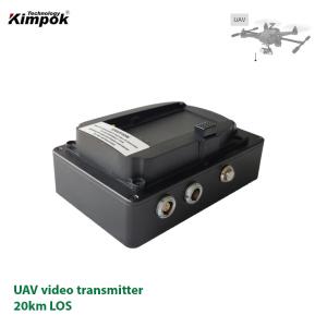 China 20 km Drone VTX Digital HD UAV Transmisor de video AES Encriptación Entrada HD-MI supplier
