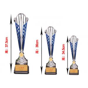 China Creative Plastic Trophy Cup Red / Blue Color Hollow - Carved Designed supplier