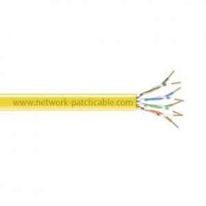 China PVC de cuivre du câble 0.5mm du réseau Ethernet 1000ft Cat5e UTP solide de 4 paires supplier