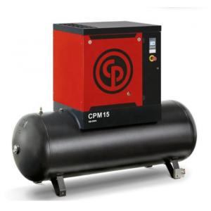 CPM10 Single Phase Rotary Screw Air Compressor Chicago Pneumatic 7.5KW 64db(A) Noise