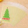 CUSTOM DESIGN CANDY BAGS WITH GOLDEN TWIST TIES CLEAR PLASTIC TREAT BAGS FOR
