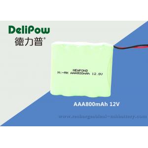 China AAA 800mah Rechargeable Batteries 12V , High Energy Nimh Battery Pack  supplier