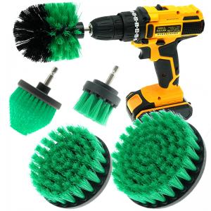 Drill Brush Set Pp Brush Outdoor Scrub Brush With 2.5 Inch Cone Shaped Brush Set