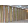 Office Sound Proof Partition Wall , Melamine Surface Sliding Folding Acoustic
