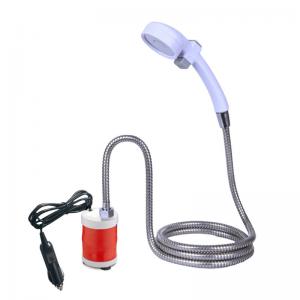 12V 20W Electric Submersible Pump Car Washer Handheld Faucet Set Outdoor Bath Camping Shower Kit
