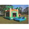 China El anuncio publicitario embroma el castillo combinado seco mojado de la gorila del agua inflable con la piscina con la impresión del logotipo wholesale