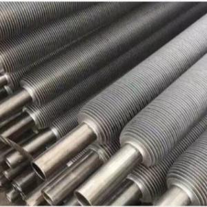 Industrial equipment heat dissipation pipe spiral metal composite high frequency welded finned pipe greenhouse winding