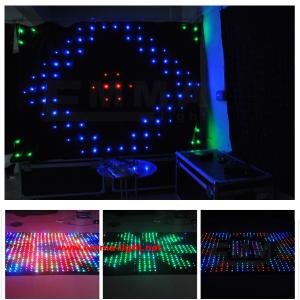 LED video stage vision curtain, RGB full color indoor ad. LED curtain,creative display cur