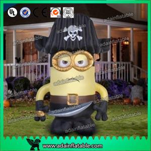 Oxford Cloth Inflatable Cartoon Character Giant Inflatable Minions Customized Size
