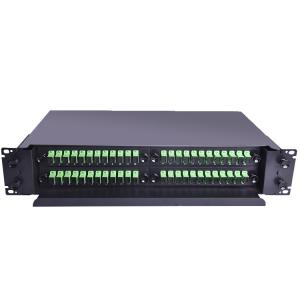 China 72 Core Ports Rack Mount ODF Fiber Optic Patch Panel supplier