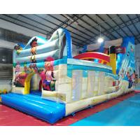 China ODM Commercial Inflatable Slide Outdoor Bouncy Castle Obstacle Course on sale