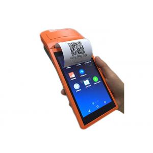 Portable Payment Android Handheld POS Terminal with Printer / 5.5 Inch Touch Screen
