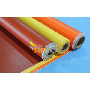 China Thermal Insulation Silicone Coated Fiber Glass Fabrics Cloth For Blanket Panel Cover supplier