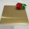 China gold decorative stainless steel sheet 304 size 4x8 mirror finish wholesale