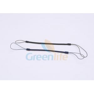 China Stretchy Coiled Stylus Tether Cord With Black Nylon String Loops 2PCS supplier