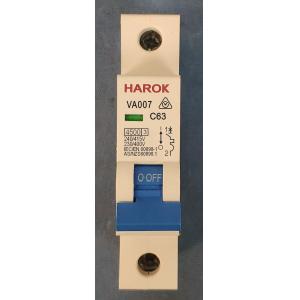 VA007 Miniature Circuit Breaker MCBs UL489 15A 50/60Hz Circuit Breaker With 30℃ Temperature