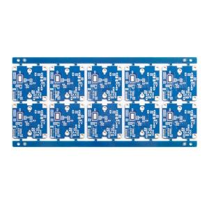 FR4 TG135 Multilayer Quick Turn PCB Boards Blue Solder Mask 3OZ