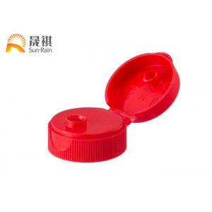 China Red Plastic Cap Round Pump For Shampoo Bottle Caps Various Sizes SR204A supplier