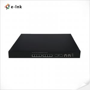 China Managed Ethernet Switch 8-Port 10G Base-T + 2-Port 10G SFP Gigabit Fiber Switch supplier