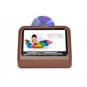 China Headrest Dvd Player Brown 9 Anti - Shock Multi - Language Pal/Ntsc Active Portable With Dual IR Transmitter supplier