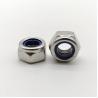 China ISO10511 SS304 Nylon Insert Lock Nuts Prevailing Torque Hexagon Thin Nuts Non Metallic Insert wholesale