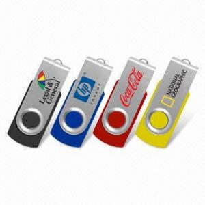China Swivel 1GB, 2GB, 4GB, 8GB, 16GB Metal USB Flash Drive compatible with PC AT-027 supplier