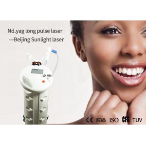 China Professional Permanent Nd Yag Laser Hair Removal Machine Adjustable Long Pulse Width wholesale