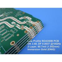 China Rogers 4350 PCB Dual Layer 60.7mil HASL Surface Finish Pcb IATF16949 on sale