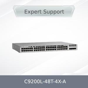 China 全新 オリジナル ネットワーク スイッチ シスコ C9200 シリーズ 48 ポート C9200L-48t-4X-a Uplink データ SFP スイッチ ストック supplier